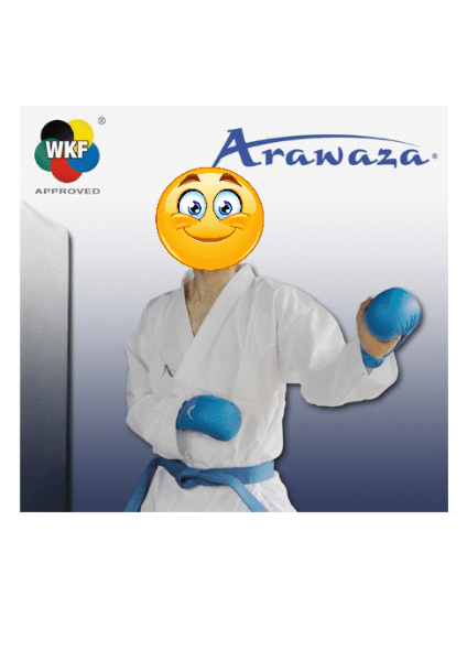 WKF Kumité kimono Deluxe 130-140 approved/homologué